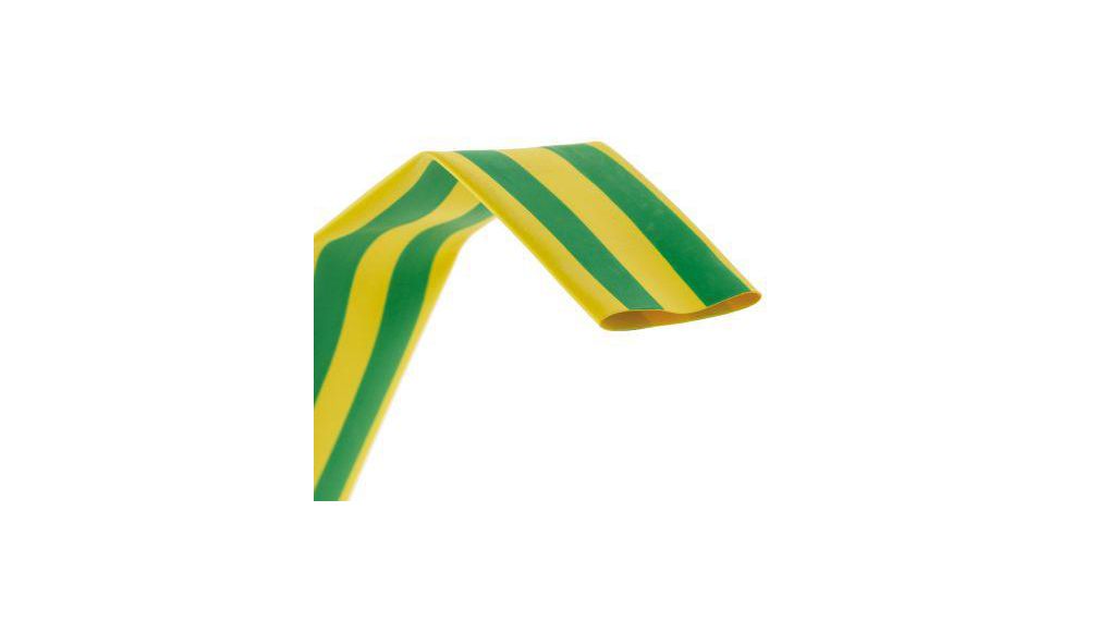 Heat Shrink Tubing, Green, Yellow 18mm Sleeve Dia. x 4m Length 3:1 Ratio, HIS-3 Series